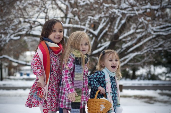 Kids enjoying winter in Breckenridge Colorado