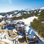 Aerial view of Breckenridge, CO