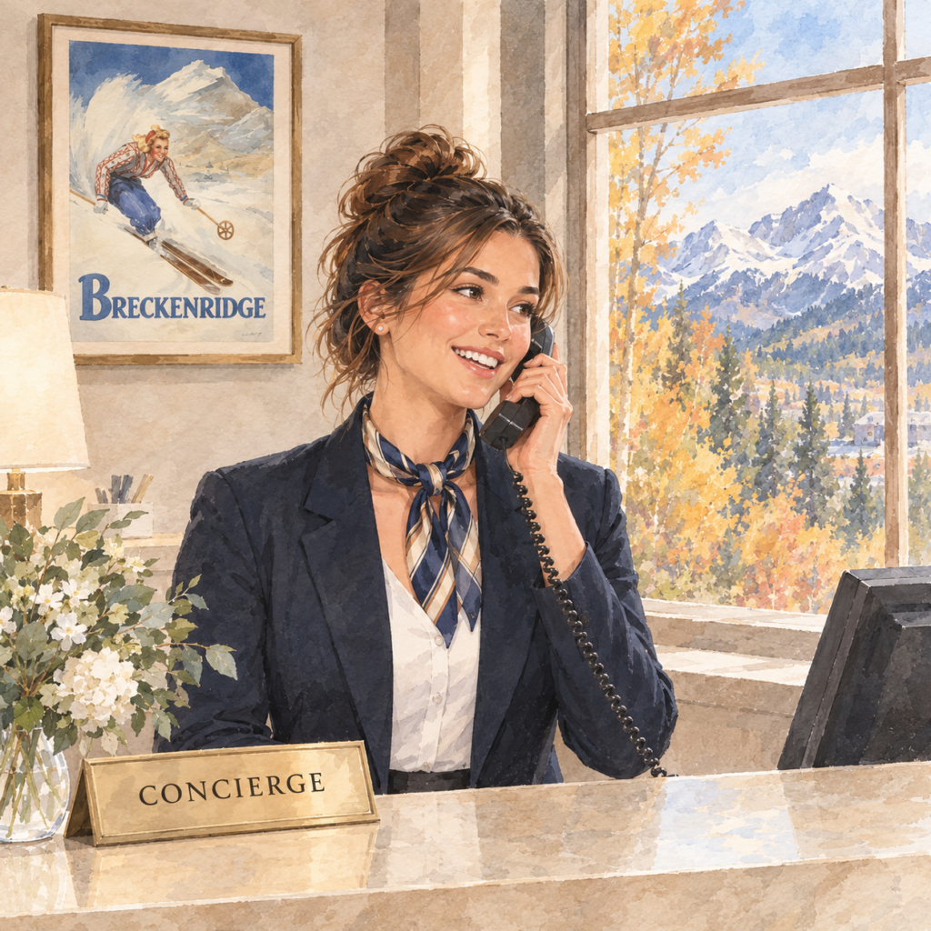 Concierge image Vacation Rental Concierge Answering Guest Calls in Breckenridge, CO