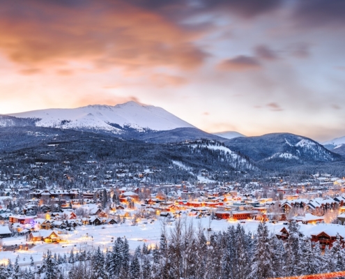 Breckenridge, Colorado in the winter time.