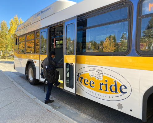 breckenridge free ride public transportation in breckenridge