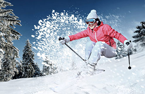 Female Skier