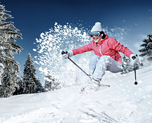 Female Skier